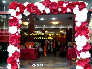 Cổng hoa giấy đám cưới CHG1705